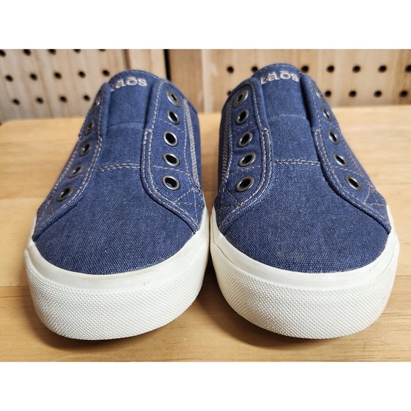 TAOS Women's EZ Soul Canvas Slip On Mule Sneaker Size 8 Comfort Cushion Summer - Picture 2 of 8